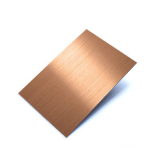 Golden color mirror decorative stainless steel sheet 201 304 430